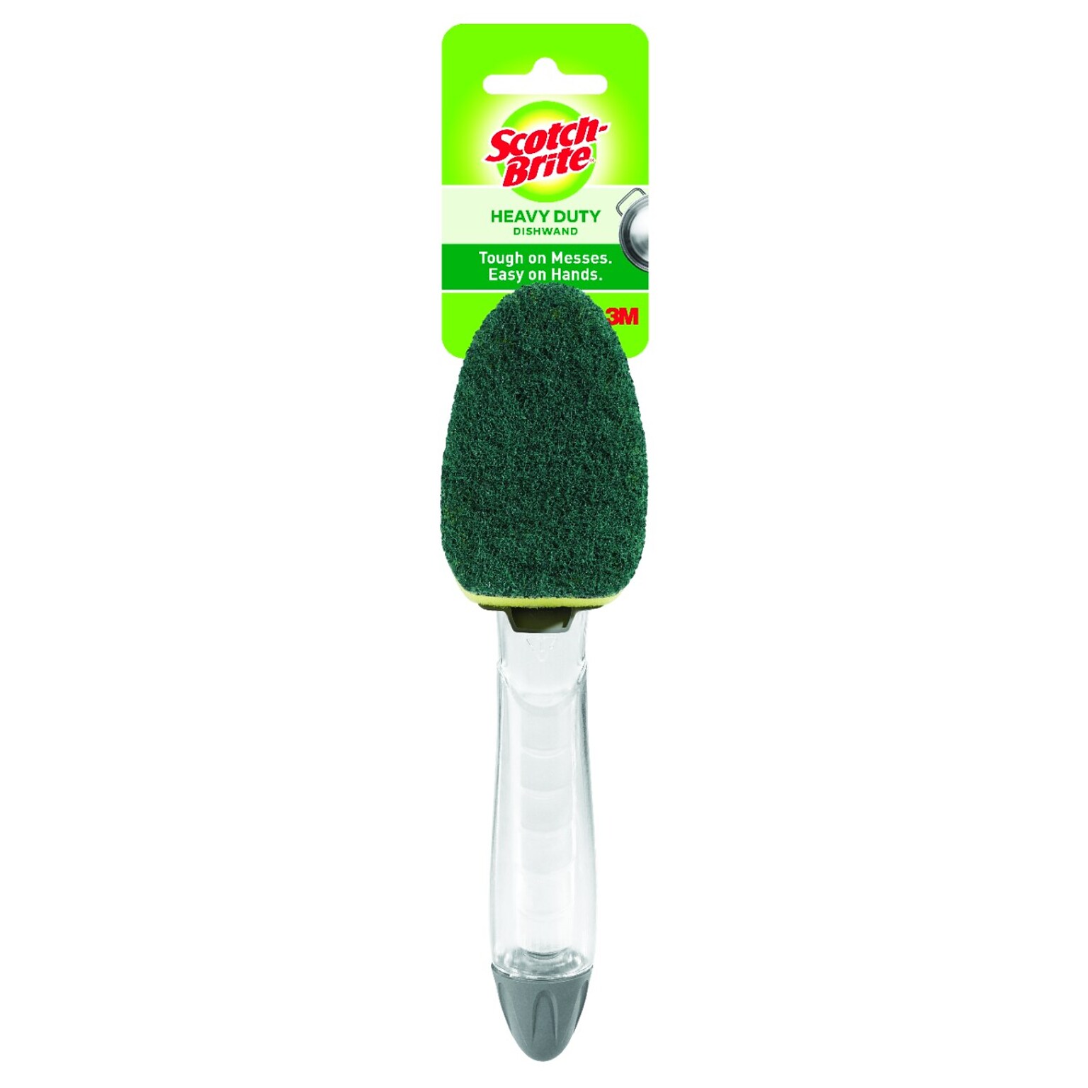 Scotch-Brite Heavy Duty Dishwand, Green/Yellow (650-4)