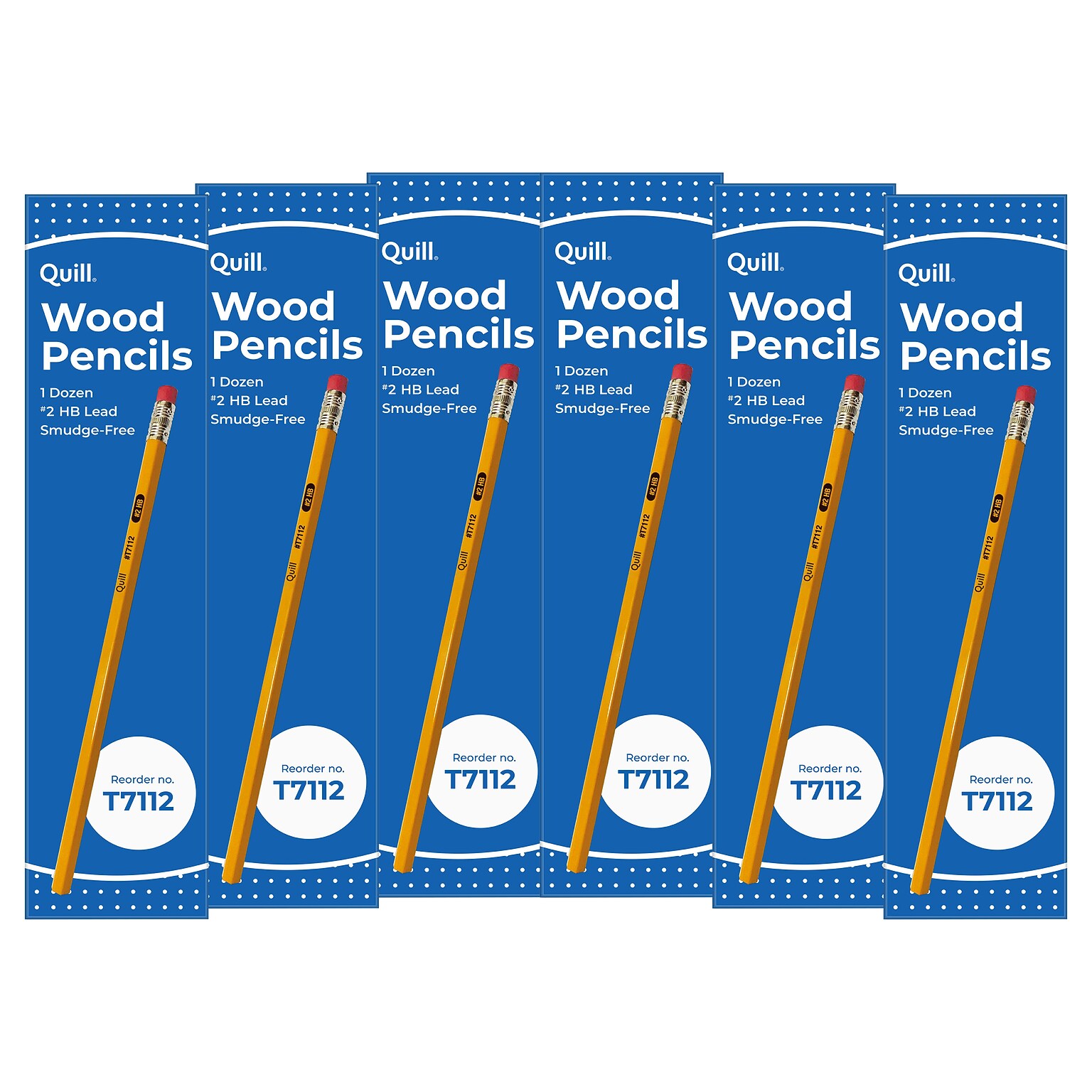 Quill Brand® Standard Grade Pencil, #2 Lead, 72/Pack (T7112)
