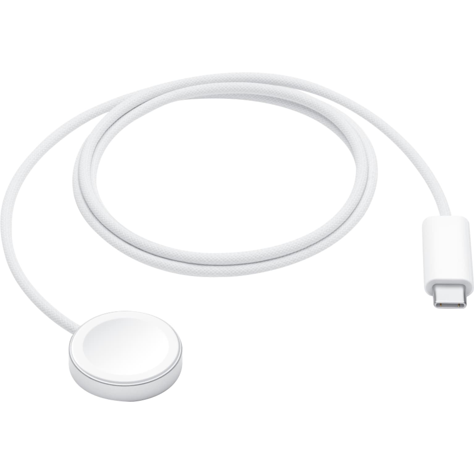 Apple Magnetic Wireless to USB-C Charging Cable, 3.28 ft., White (MT0H3AM/A)