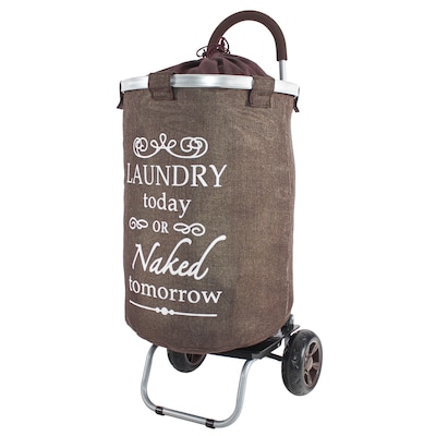 Dbest Laundry Trolley Dolly, Brown (01-563MB)