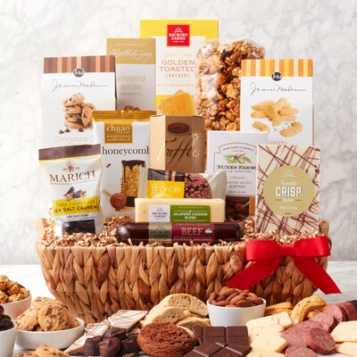 Delightful Decadence Gift Basket by Hickory Farms