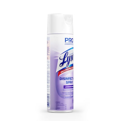 Lysol Professional Disinfectant Spray, Lavender Scent, 12/Carton (36241-89097CT)