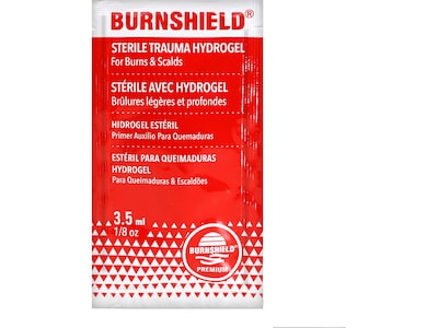 Burnshield Sterile Hydrogel Burn Dressing, 0.13 Oz., 100/Pack (550004)