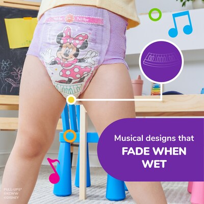 Huggies Pull-Ups Potty Training Pants, Girls 3T-4T, 84/Carton (45269)