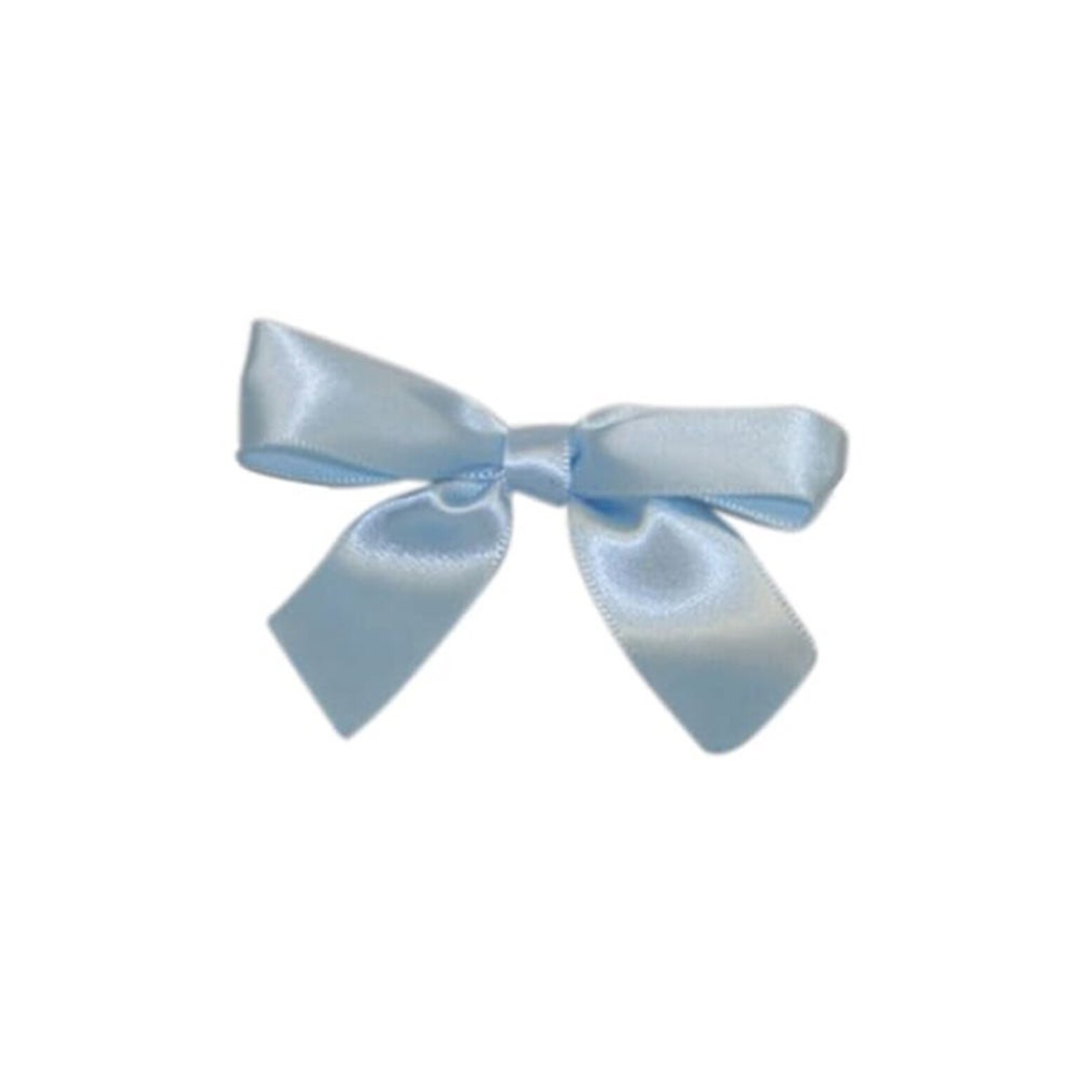 JAM Paper Satin Bows, Light Blue, 100/Pack (52640349210)
