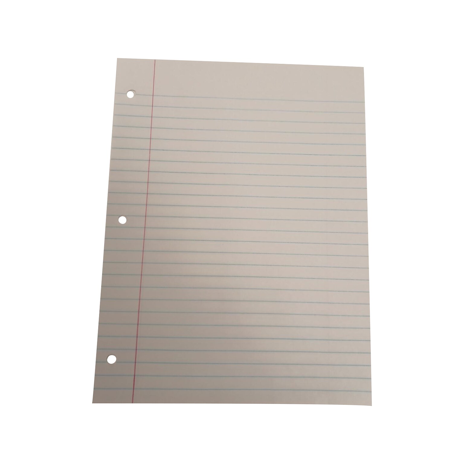 American Paper Wide Ruled Filler Paper, 8.5 x 11, 3-Hole Punched, 500 Sheets/Pack, 10/Carton (130P-CS)