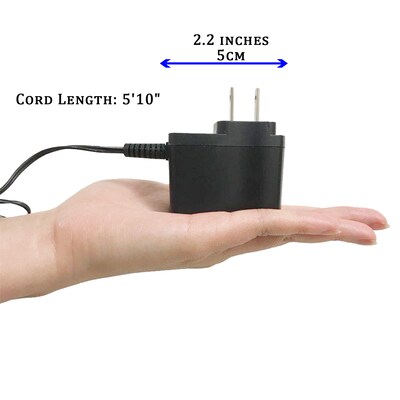 iTouchless Trash Can AC Power Adaptor, Black (AC16RES)