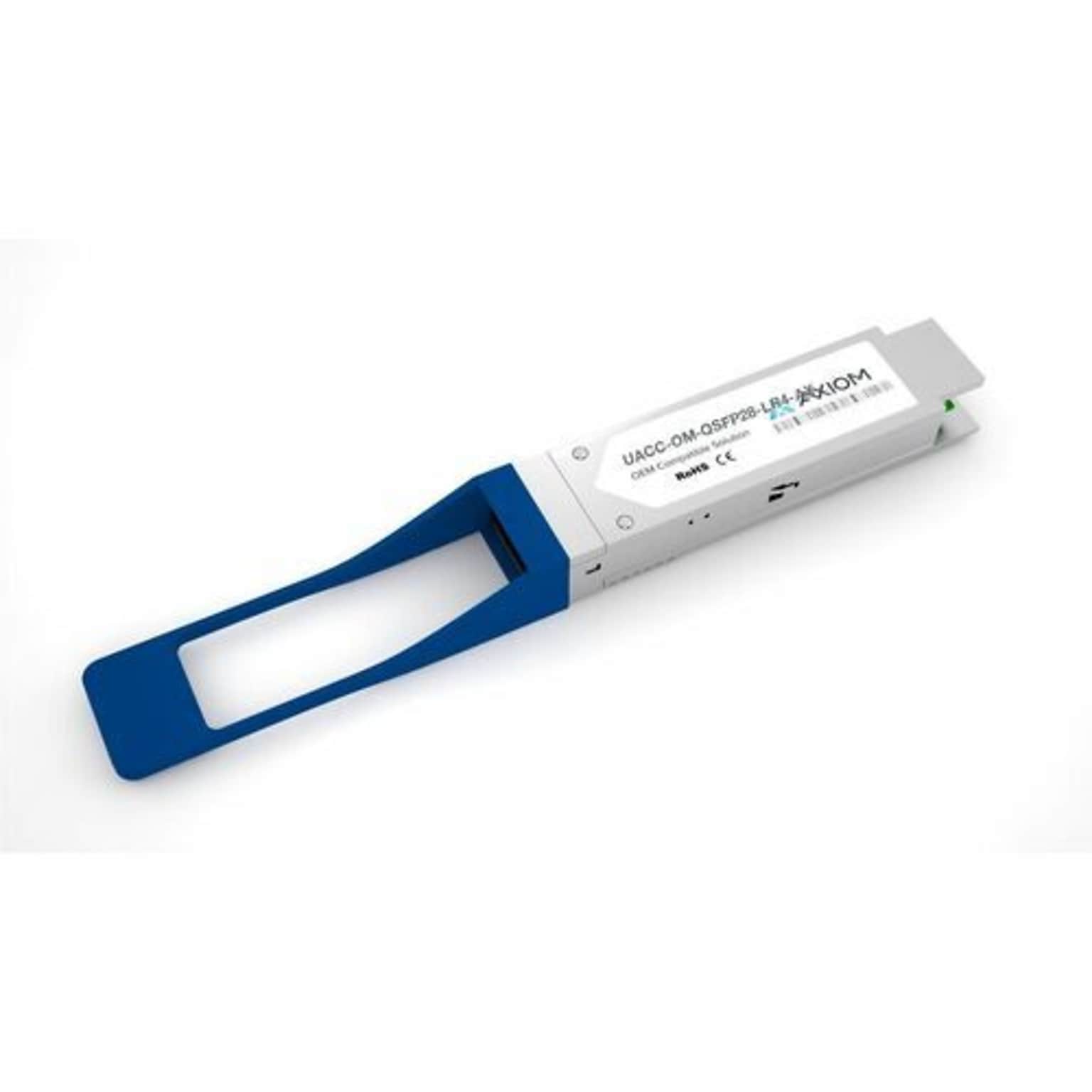 Ubiquiti 100 Gigabit Single Mode Fiber QSFP Transceiver Module, 100000 Mbps (UACC-OM-QSFP28-LR4)