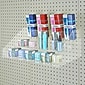 Azar Displays Three-Tier Acrylic Counter/Pegboard/Slatwall Step Display