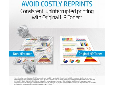 HP 26A Black Standard Yield Toner Cartridge, 2/Pack (CF226AD)