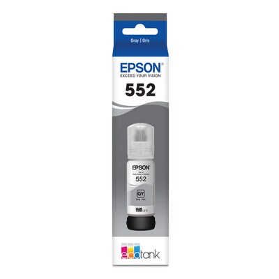 Epson T552 Gray High Yield Ink Cartridge Refill