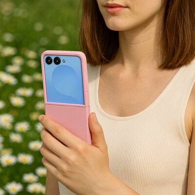 SaharaCase Venture Series Slim Case for Galaxy Z Flip7, Desert Rose (CP00862)