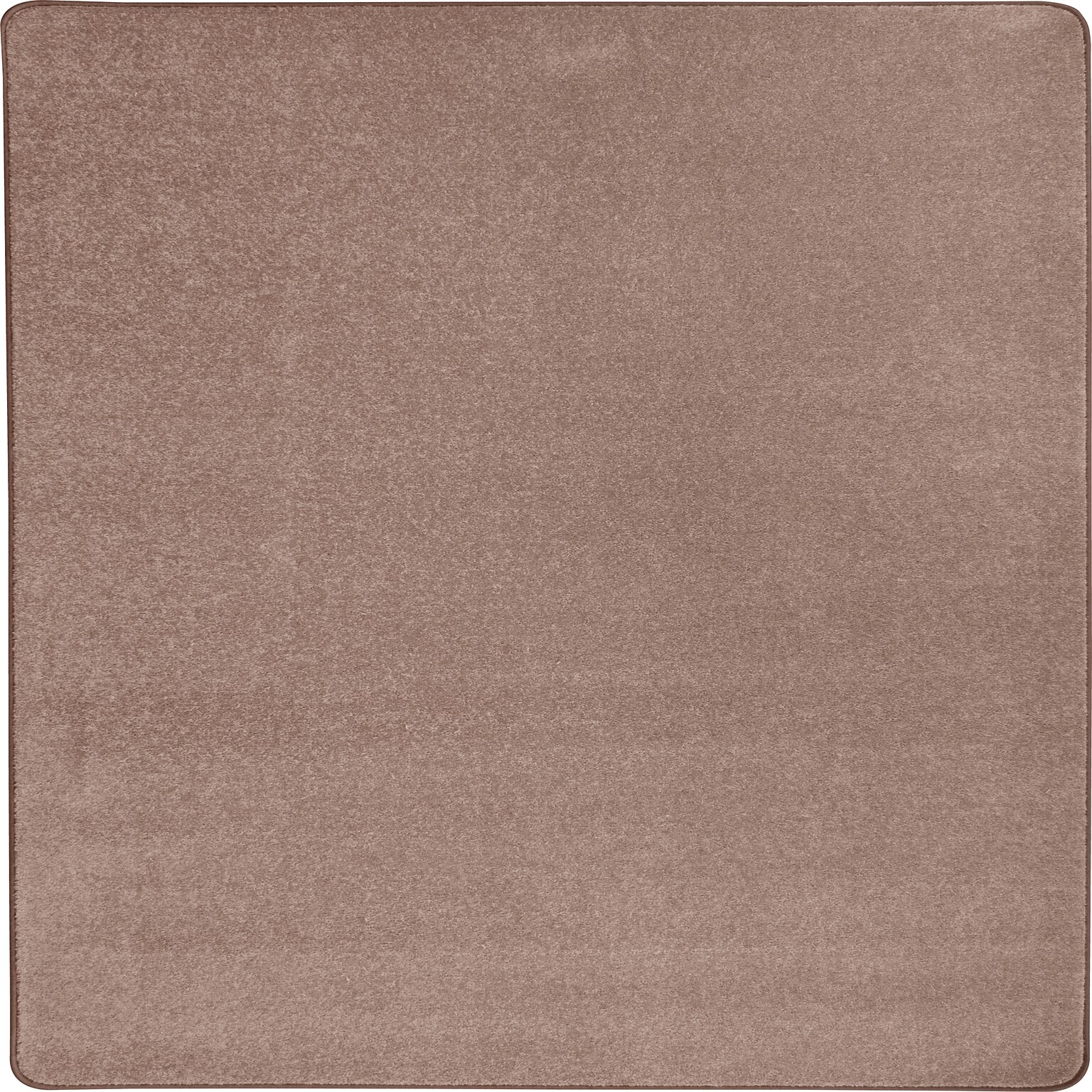 Joy Carpets Endurance Polyester 6 x 6 Machine Tufted Rug, Taupe (80P-09)