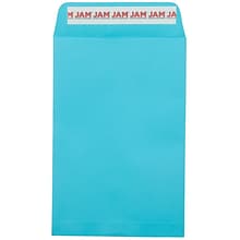 JAM Paper Self Seal Catalog Envelope, 6 x 9, Blue, 25/Pack (187947509)