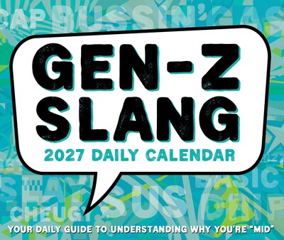 2027 Willow Creek Gen Z Slang 5.4" x 6.2" Day-to-Day Calendar (63477)