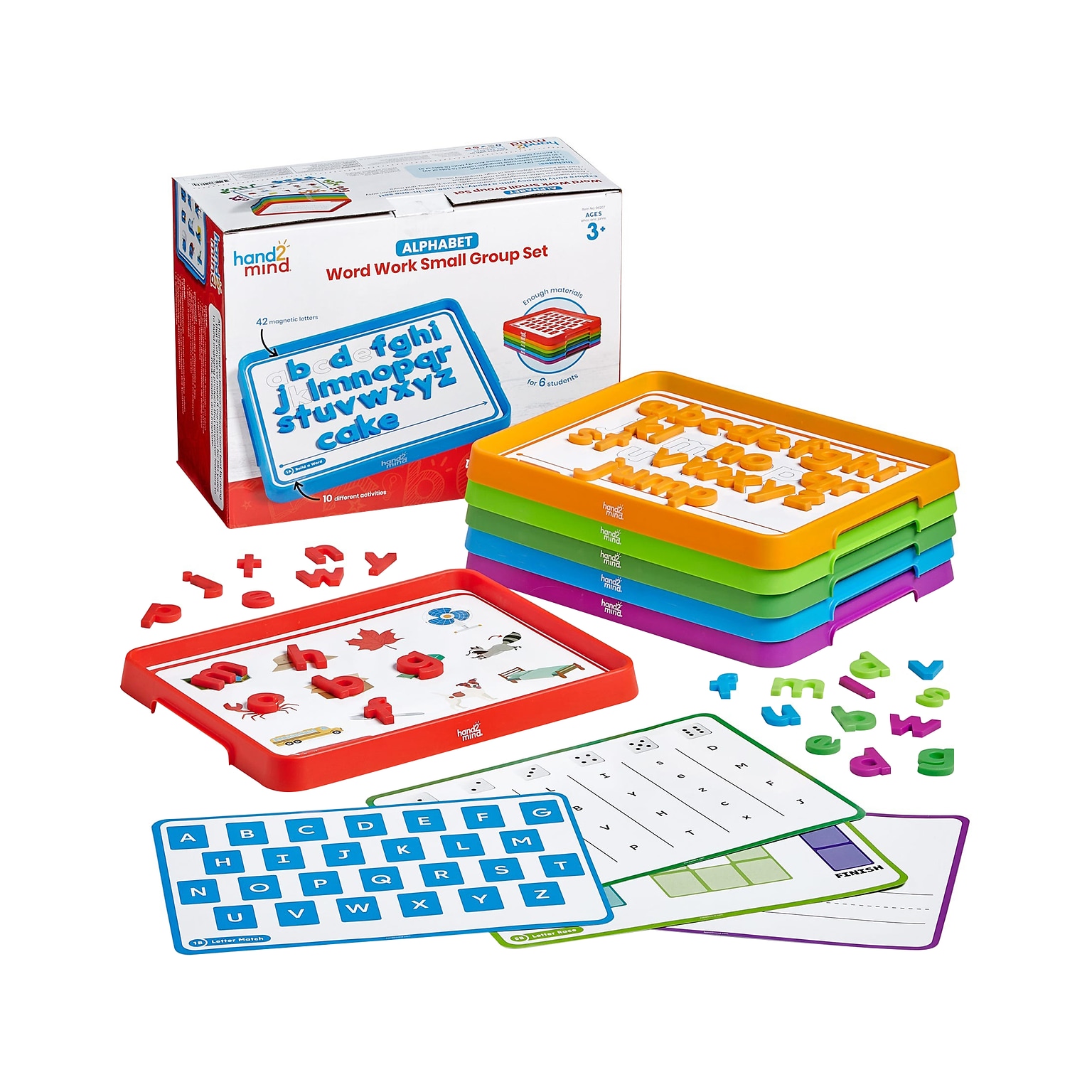 hand2mind Alphabet Word Work Small Group Set, Assorted Colors (96207)