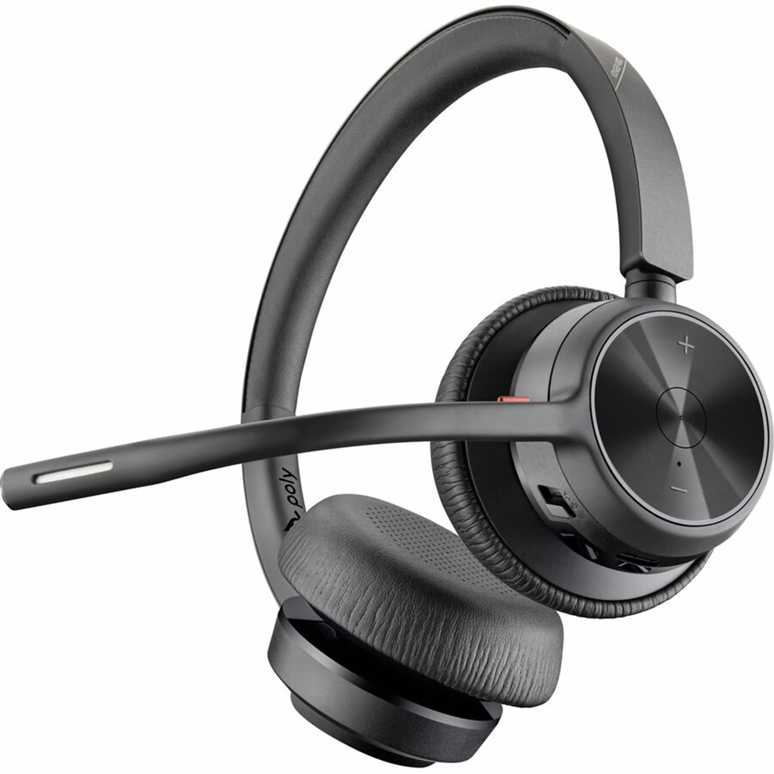 Poly Voyager 4300 UC USB-A Noise Canceling Bluetooth Stereo Phone & Computer Headset, MT Certified (7E2M0AA#ABA)