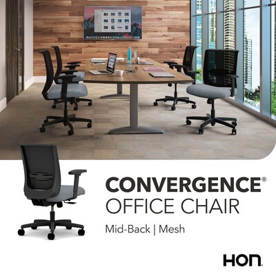 HON Convergence Fabric/Mesh Task Chair, Gray Pattern (HONCMY1AAPX25)