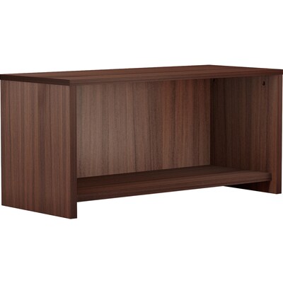 Lorell Essentials Series 36W Wall-Mount Hutch, Espresso (LLR18240)