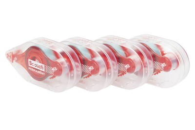 Scotch Double-Sided Adhesive Tape Runner, 16 oz., 4/Pack (6055BNS)