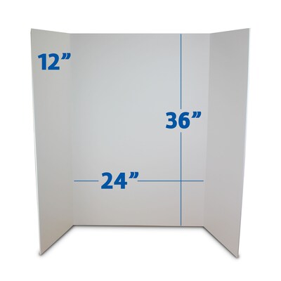 Flipside Foam Project Board, 36" x 48", White, 10/Pack (FLP3004810)