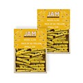 JAM Paper Wood Clip Small Wood Clothespins, Yellow, 2 Packs of 50 (230726885A)