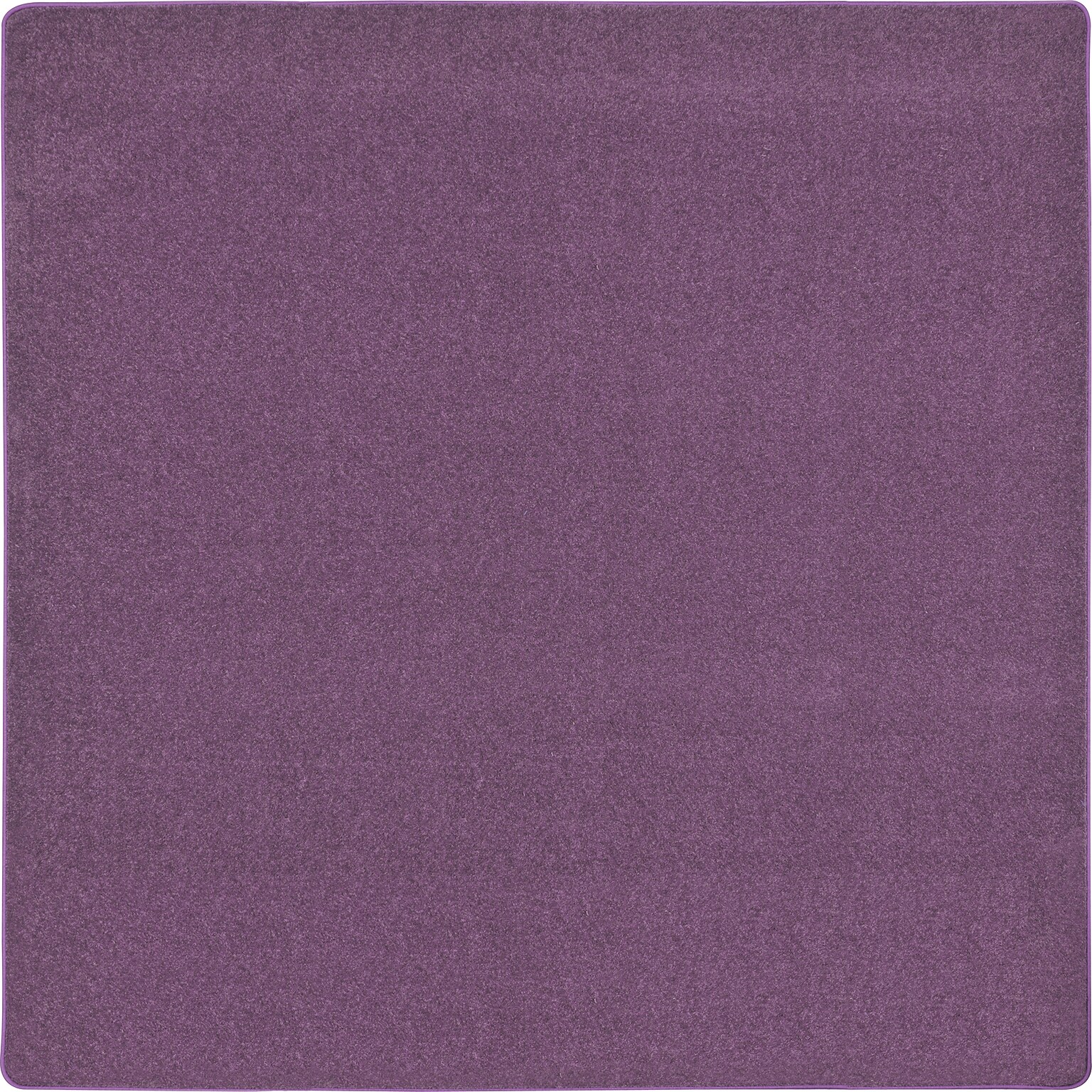 Joy Carpets Endurance Polyester 6 x 6 Machine Tufted Rug, Purple (80P-08)