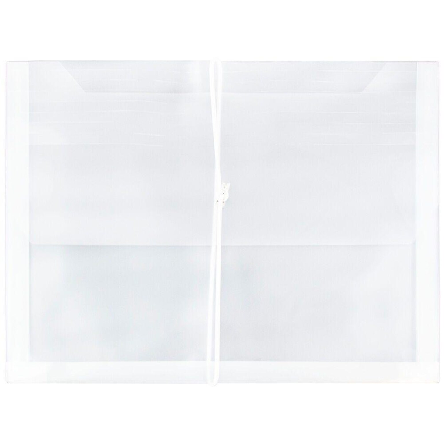 JAM Paper Premium Plastic Document File, Letter, Clear, 3/Pack (218E25CLBX3)