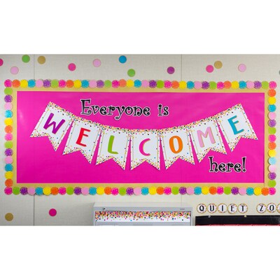 Teacher Created Resources Confetti Circles Die-Cut Border Trim, 35 ft., 12/Pack (TCR3571)