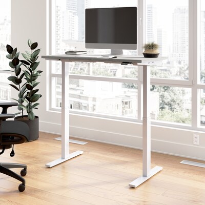 Bush Business Furniture Move 60 Series 48W Electric Height Adjustable Standing Desk, Platinum Gray/