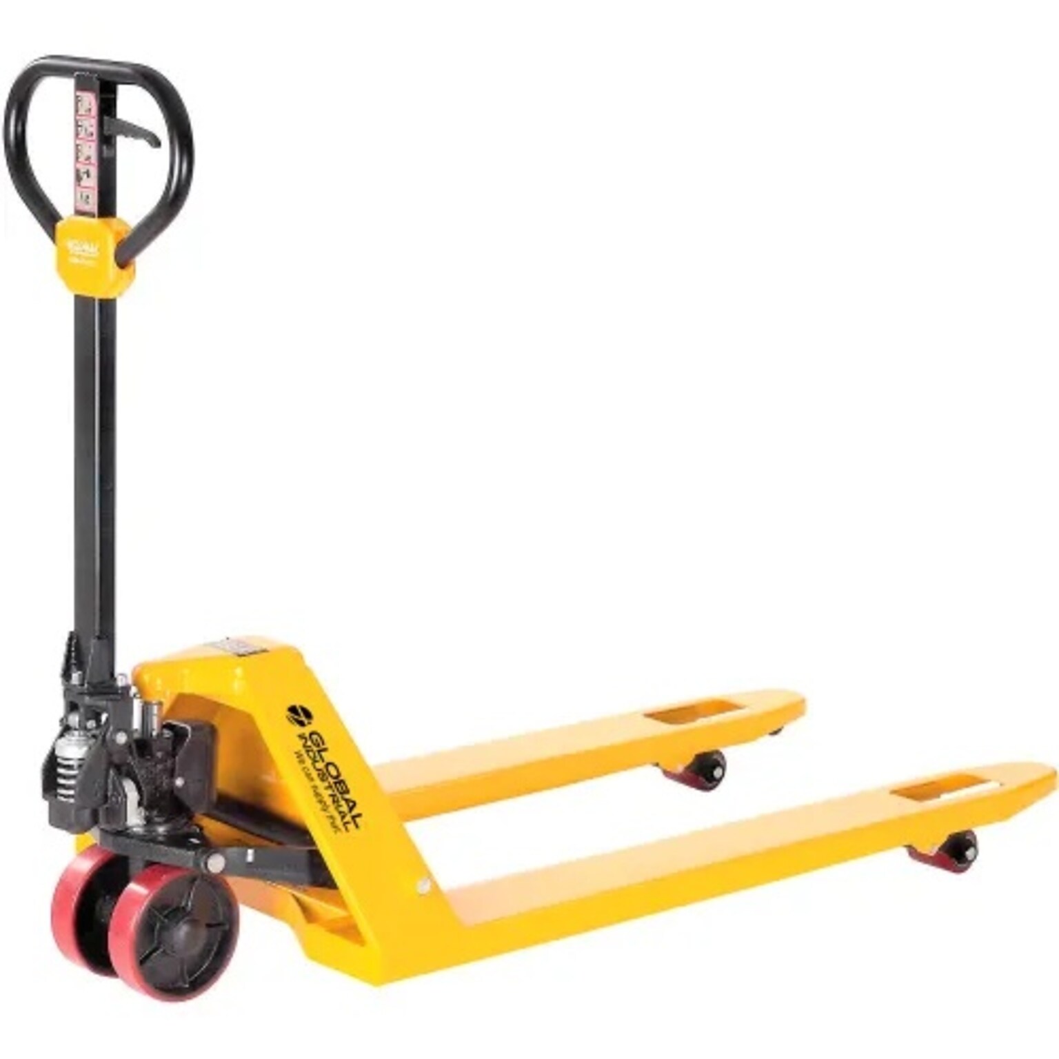 Global Industrial Industrial Duty Manual Pallet Jack, 5500 lb. Capacity, 21W x 48L Forks (251784)