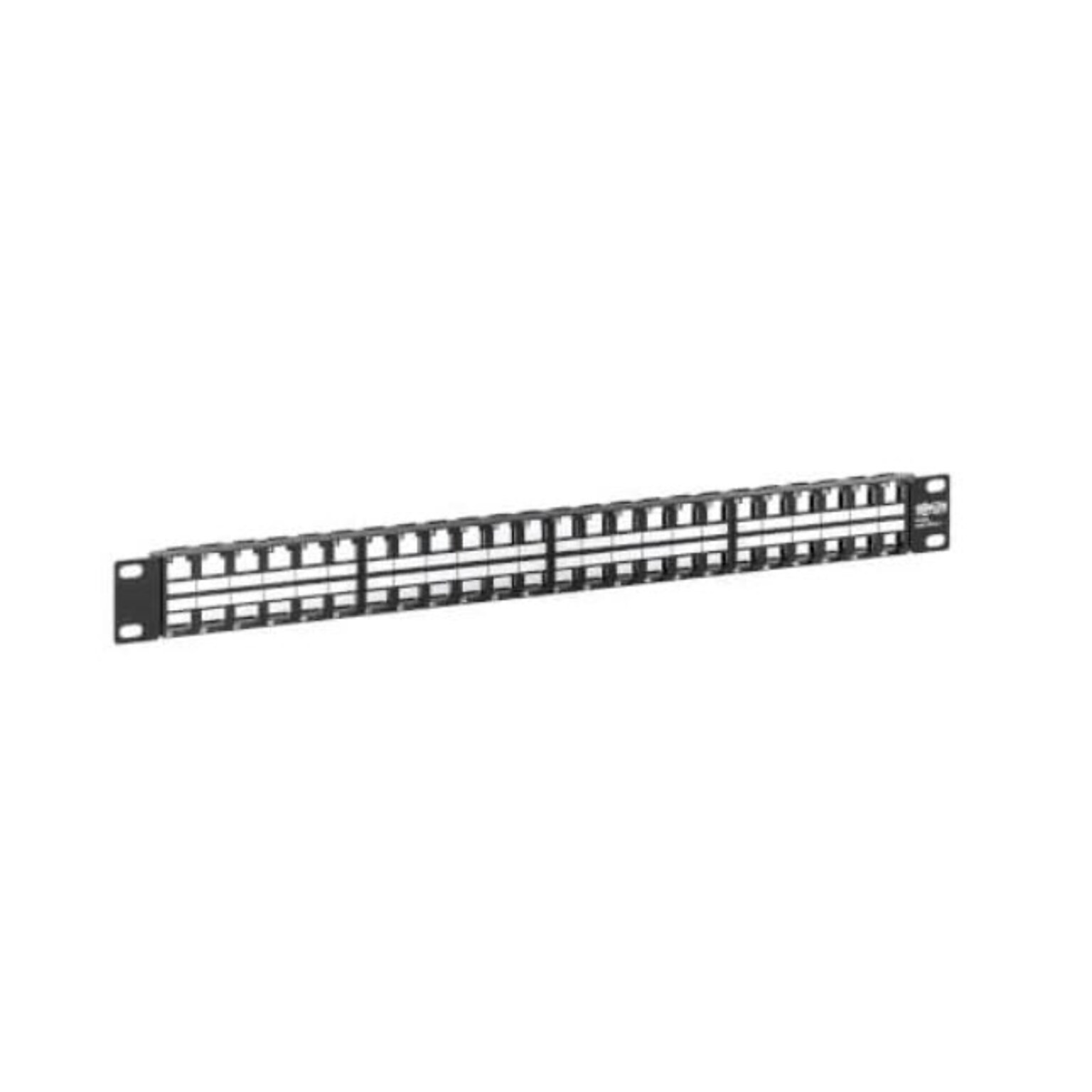 Eaton Tripp Lite series 48-Port 1U Rack-Mount Unshielded Blank Keystone/Multimedia Patch Panel, RJ45