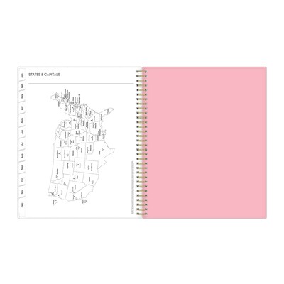 2026 Blue Sky Mimi Pink Frosted 8.5" x 11" Weekly & Monthly Personal Planner (137264-26)