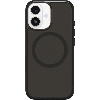 OtterBox Symmetry Series Clear MagSafe Case for iPhone 17, Shock Absorbing, Black Mist (77-98802)