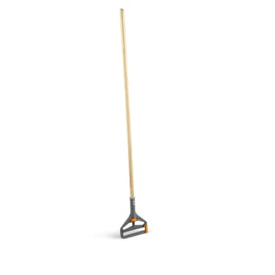 Coastwide Professional™ 60 Side Gate Wood Wet Mop Handle, Plastic Head (CW61061-CC)