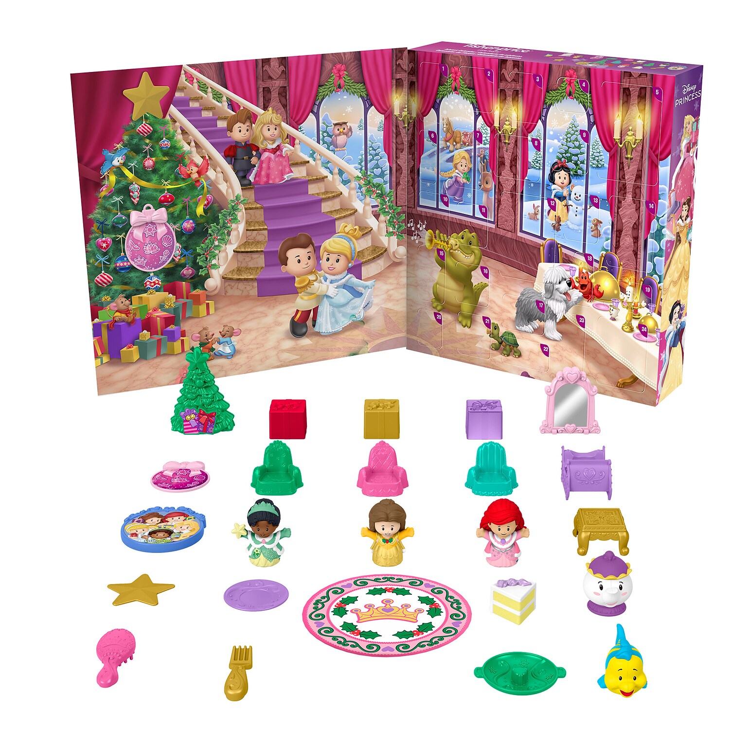 Fisher-Price Disney Princess Advent Calendar, Multicolored (JCW74)