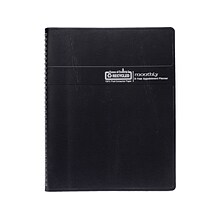 2024-2028 House of Doolittle 8.5 x 11 Monthly Appointment Book, Black (2625-02-24)