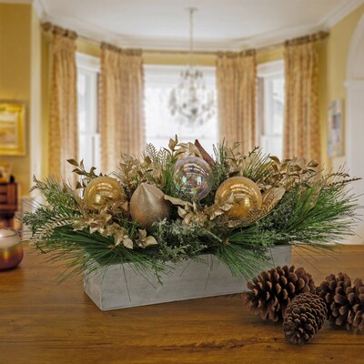 National Tree Company 11 HGTV Home Collection Champagne Wishes Arrangement (DL87-45X22798)
