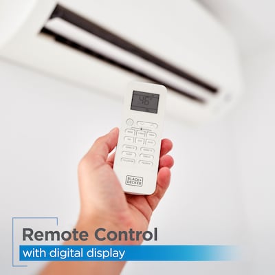 Black & Decker Mini Split 115-Volt 11500 BTU Wall Air Conditioner with Inverter & Remote, WiFi Enabled, White (BSA1115TC)