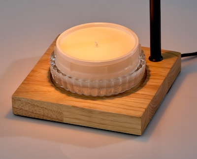 Simplee Adesso Ridgley Candlewarmer 13.25" Halogen Table Lamp, Black (SL1190-01)