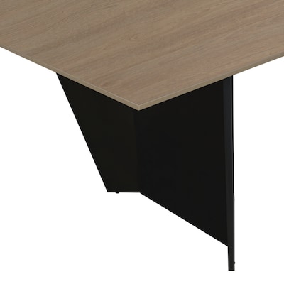Regency Array 72"W x 36"D Conference Table with Grommet, Noble Oak/Black (ACT7236NOBK)