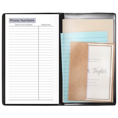 2026-2027 AT-A-GLANCE DayMinder 3.5" x 6" Academic Weekly Planner, Black (AY48-00-27)