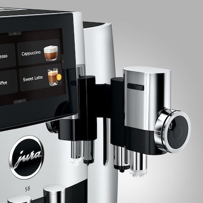 JURA S8 2-Cups Coffee & Espresso Machine Combination, Chrome (15653)