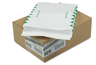 Quality Park Survivor First Class Tyvek Self Seal Catalog Envelope, 10 x 13, White, 100/Carton (R4
