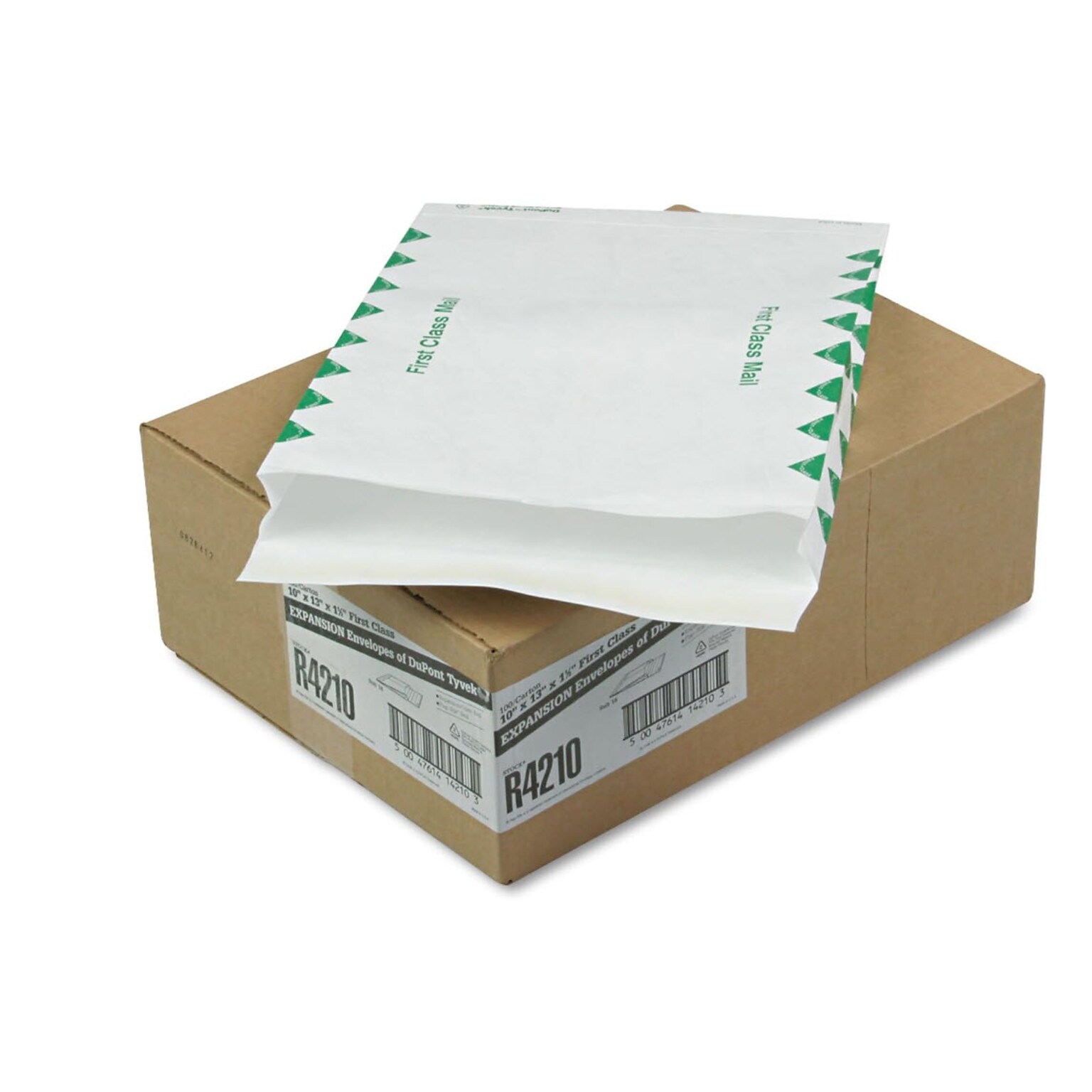 Quality Park Survivor First Class Tyvek Self Seal Catalog Envelope, 10 x 13, White, 100/Carton (R4210)