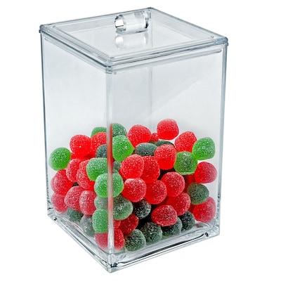 Azar Acrylic Containers, Clear (400431)