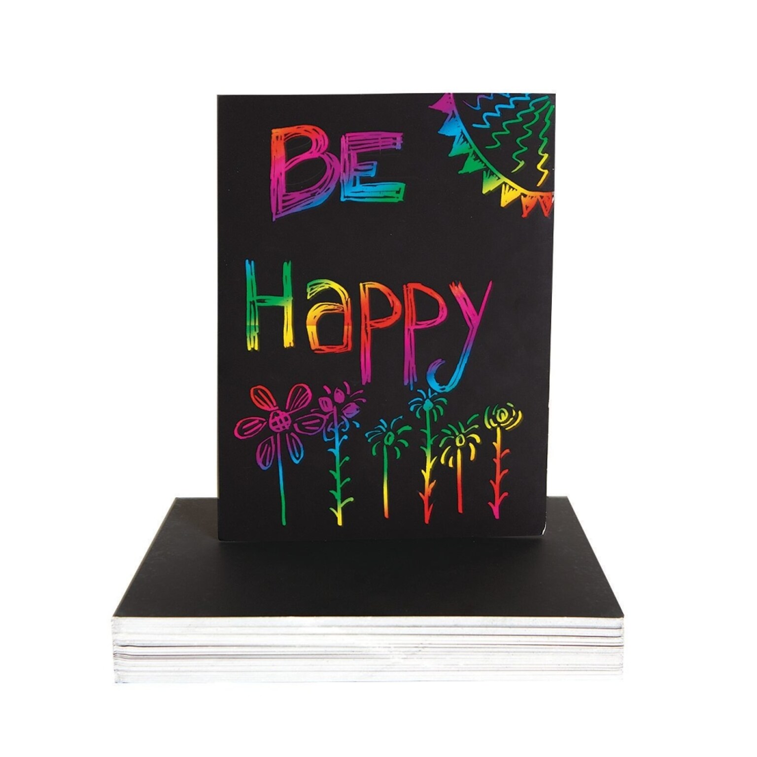 S&S Worldwide Scratch Artist™ Art Paper, 8-1/2 x 11 (Pack of 100)