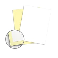 NCR Xeroform High Quality Carbonless Paper 8.5 x 14 inch White & Canary 500 / Ream (0469)