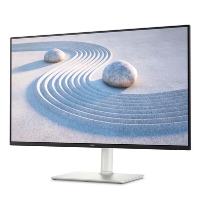Dell 27" Plus QHD 100Hz LCD Monitor, Built-In Speakers, Adjustable, Ash White (S2725DS)