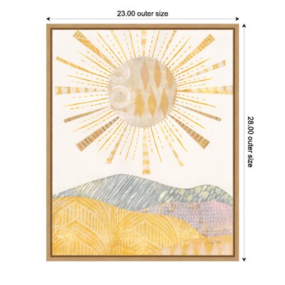 Amanti Art Boho Sunshine II by Courtney Prahl Framed Canvas Wall Art Print, 23" x 28" (A42675516538)